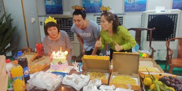 中優能降溫工程廠家 11月員工生日會